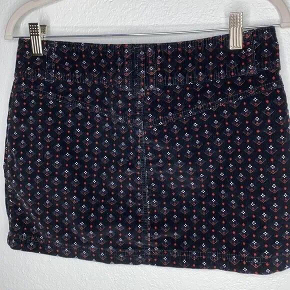 Free People Button Up Corduroy Mini Skirt - Picture 4 of 10